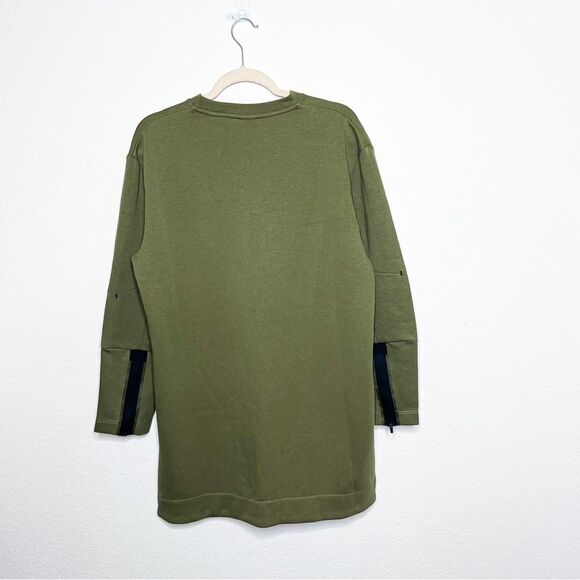 Nike Women's Olive Green Crewneck Sweatshirt - Size Small - Picture 3 of 6
